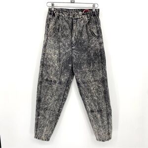Organically Grown Pants Women’s 9 Vintage Acid Wash High Rise Jeans Tapered Leg‎